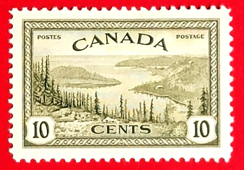 Canada Stamp #269 "KG VI Peace Issue Great Bear Lake NWT " MH - Image 1 of 1