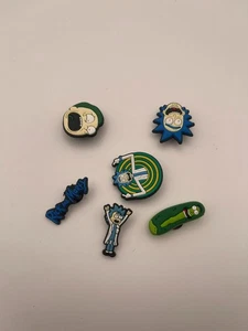 6 Schuh Charms für Crocs RICK AND MORTY Animated Cartoon TV Show Pickle Rick - Bild 1 von 2