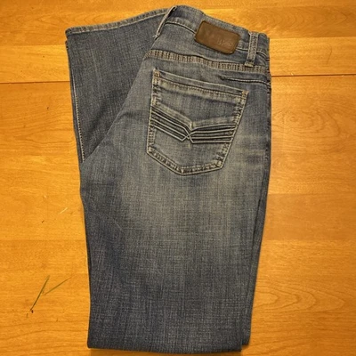 Мужские джинсы BKE с пряжкой Jake прямые штанины размер 30L стиль #ABP16187 стрейч  - Изображение 1 из 4