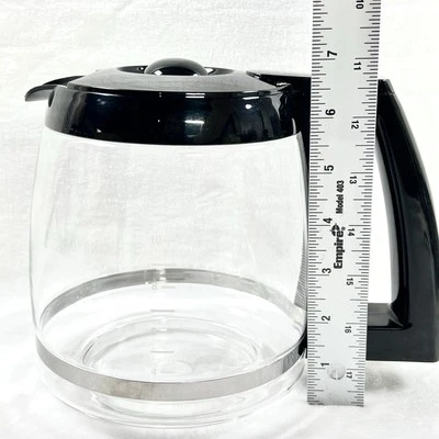 Jarra de repuesto para cafetera de 12 tazas y tapa negra a presión - Modelos Cuisineart Foto 1 de 4