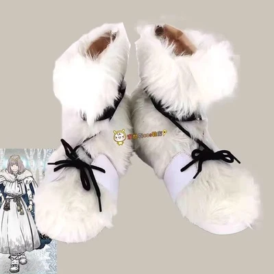 Fate/Grand Order Oberon Vortigern обуви средний ботинки плюшевый косплей шоу настроить - Изображение 1 из 4