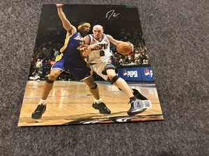 Foto firmada por Jason Williams de 8x10 Beckett certificado de autenticidad chocolate blanco Memphis Grizzlies - Imagen 1 de 2