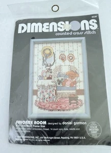 Dimensions FAVORITE ROOM Counted Cross Stitch Kit #6538 5”x 7” - New Sealed - Bild 1 von 3