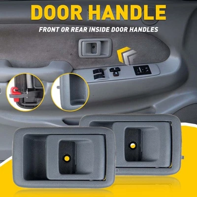2X Manijas de puerta interiores derecha e izquierda para Toyota Tercel 1987-91 Camry 1991-1999 Foto 1 de 4
