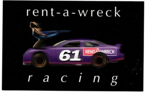 AK, Rent a Wrack Car 61 unbespielter Rennwagen - Bild 1 von 1