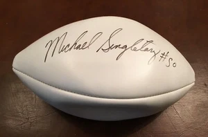 MIKE SINGLETARY Autogramm signed Full Size NFL Football - Beckett BAS Authent. - Bild 1 von 5