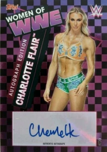 Topps WWE Slam Attax 2021 Autograph card Charlotte Flair Women Superstar AT39 - Bild 1 von 2
