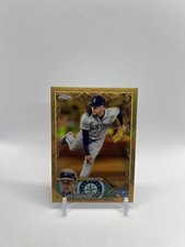 2023 Topps Chrome Gilded Luis Castillo Gold Refractor #52/99 Seattle Mariners SP