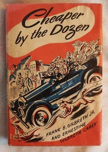 1949 Book CHEAPER BY THE DOZEN By Ernestine Gilbreth Carey 1ST PRINTING - Picture 1 of 6