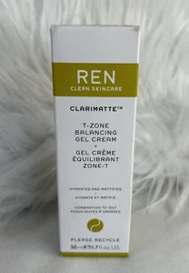 REN Skincare Clarimatte T-Zone Balancing Gel Cream 1.7 Oz - Picture 1 of 4