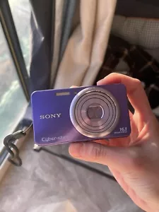 SONY Cyber-shot DSC-W570 16.1 MP Digital Camera 5x Optical Zoom English - Purple - Picture 1 of 9