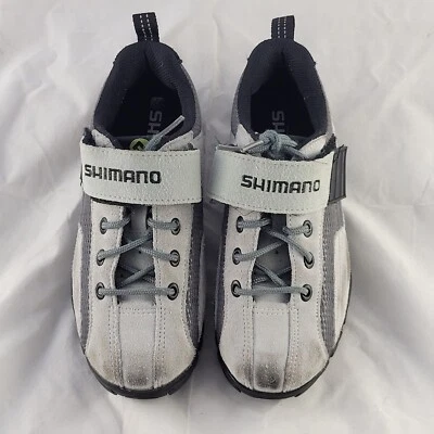Zapatos de ciclismo SHIMANO SH-MT40WL para mujer SPD bicicleta de montaña UE talla 37 gamuza gris Foto 1 de 4