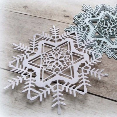 Schneeflocke Stanzformen Stencil Cutting Dies Scrapbooking Stanzschablone Karte - Bild 1 von 3