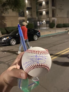Johnny Manziel signierter offizieller MLB Baseball "MONEY MANZIEL" MIT GENAUEM NACHWEIS - Bild 1 von 1