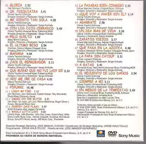 DVD PROMO ONLY CLIPS&LIVE 80'S Gloria Trevi PELO SUELTO zapatos viejos A GATAS - Imagen 1 de 1