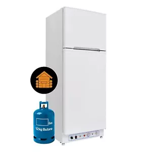 Smad Gas Propane Refrigerator Up Freezer Propane Fridge Large Storage Off Grid - Picture 1 of 14