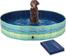 Meowant Piscinas plegables para perros grandes, piscina infantil de  plástico duro, piscina plegable para perros y mascotas, piscina portátil  para