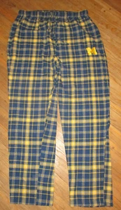PANTALONE PIGIAMA 2XLT UNIVERSITÀ DEL MICHIGAN WOLVERINES plaid flanella tasche XXL - Foto 1 di 4