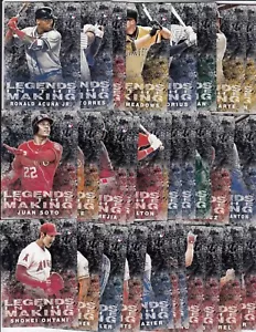 (30) 2018 Topps Update LEGENDS MACHEN schwarzer Einsatz SET ACUNA/SOTO/OHTANI Rookie - Bild 1 von 1