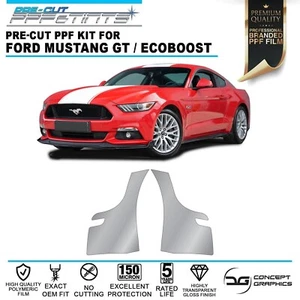 Película de protección contra salpicaduras de la rueda trasera PPF para Ford Mustang 2015-2017 - Imagen 1 de 3