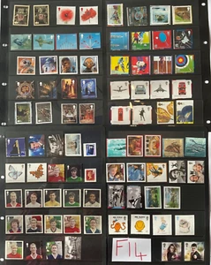 1st Booklet stamps MNH - PM1 to PM75 SELF ADHESIVE BOOKLET STAMP SELECTION x 108 - Picture 1 of 6