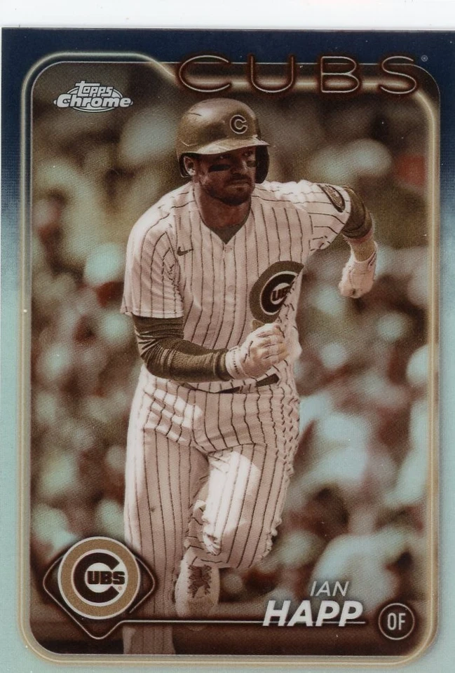 2024 Topps Chrome Negative Refractor IAN HAPP No. 184! - Image 1 of 2