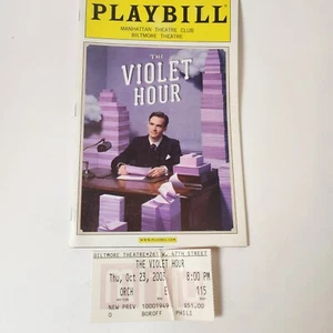 THE VIOLET HOUR playbill, w/ stub, Jasmine Guy replaced mid performance - Picture 1 of 2