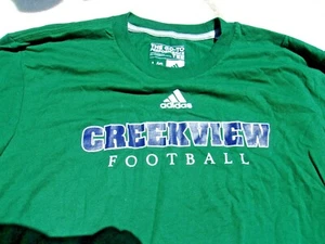 NWOT Adidas The Go To T, men's L, green, Creekview Football, long sleeve, blend - Picture 1 of 4