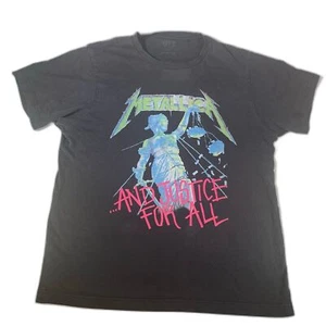 Metallica and justice for all uniqlo t shirt album concert tour rare - Picture 1 of 7