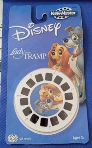 SEALED Disney Disney's Lady and the Tramp Movie view-master 3 Reels Blister Pack - Picture 1 of 2