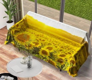 3D Sonnenblume H560 Sofabezug Hochelastisch Lounge Schonbezug Schonbezug Couch - Picture 1 of 5