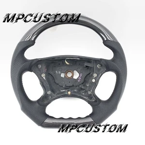 Carbon Fiber Steering Wheel fit For Mercedes Benz SL550 SL500 CLK550 W209 03-09 - Picture 1 of 8