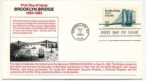 2041 Brooklyn Bridge, Kapner, FDC - Picture 1 of 1