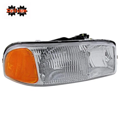 Fits: 99-06 GMC Sierra Yukon SUV Truck Passenger Side OE Replacement Headlight - Image 1 of 2