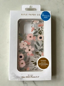 Rifle Paper Co Clear Case for Apple iPhone 12 MINI (5.4") - Wildflower - Picture 1 of 1