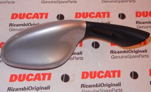 2004-2007 Ducati ST3 52340161BE silver painted NOS right hand mirror -SHORT STEM - Picture 1 of 1