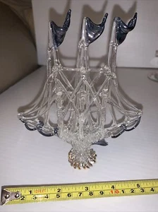 vintage miniature Blown GLASS Boat FIGURINE - Picture 1 of 8