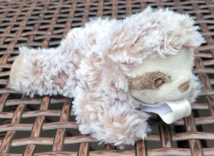 RazBaby Raz Buddy Brown Tan Sloth Plush Pacifier Holder With Pacifier If Wanted - Picture 1 of 6