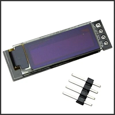 Mini 0.91 Zoll 128x32 OLED GY-SSD1306 Display BLAU I2C für Arduino Raspberry - Bild 1 von 3