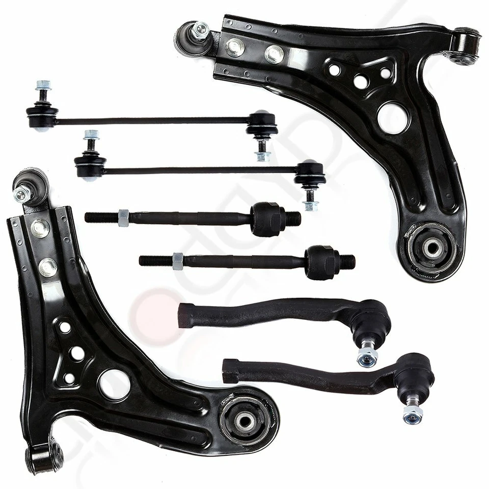 8pcs Front Suspension Tie Rods Control Arms Kit for 2004 - 2009 Suzuki Swift - Image 1 of 4