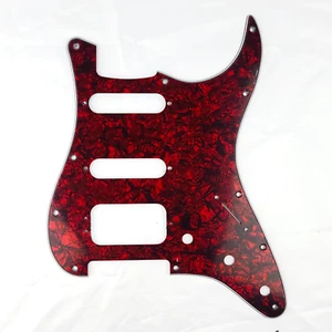 Golpeador estratocaster D'Andrea 4 capas 11 orificios bobina HSS rojo perla - Imagen 1 de 3