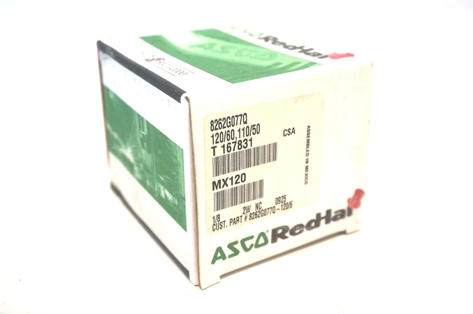 НОВЫЙ ЭЛЕКТРОМАГНИТНЫЙ КЛАПАН ASCO 8262G077Q - Изображение 1 из 1