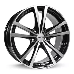 15 Inch Black Alloy Wheel Rim for Hyundai Accent, RTX 81222 15x6.5 4x100 4Lug - Picture 1 of 2