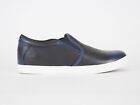 Womens Timberland Glastenbury A1385 Black  Blue Leather Casual Slip On Shoes