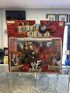 1999 Jakks Pacific WWF WWE Summer Slam 99 2 Tuff 4 Undertaker And Kane 2 Pk - Picture 1 of 18