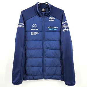 Umbro Williams Racing F1 Mercedes AMG Pirelli Hybrid Puffer Jacket Men's XL - Picture 1 of 7