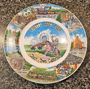 Knott's Berry Farm Vintage 60er 7" Sammelteller Geisterstadt California Buena Park - Bild 1 von 7