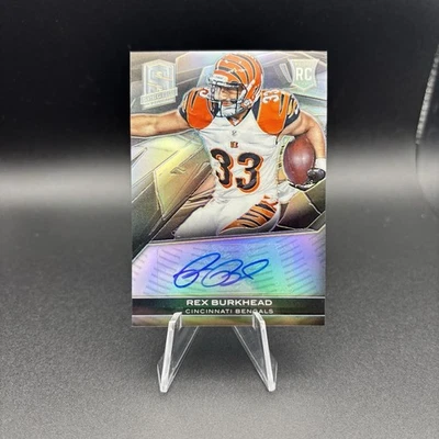 2013 Panini Spectra Rookie Auto /299 Rex Burkhead #181 Rookie Auto RC - Image 1 of 2