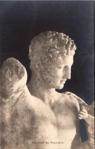 ESTATUA DE HERMES por Praxitele Grecia ARTE Postal - Imagen 1 de 2