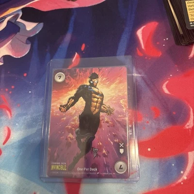 Invincible Power Card Promo - 7 Any Power - OverPower Card Game - 2005 - Image 1 of 2